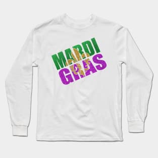 Fun Mardi Gras Fleur-de-lis Long Sleeve T-Shirt